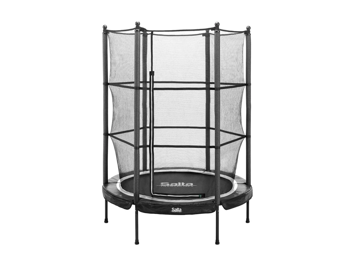 Salta Junior 140 cm med skyddsnät, svart